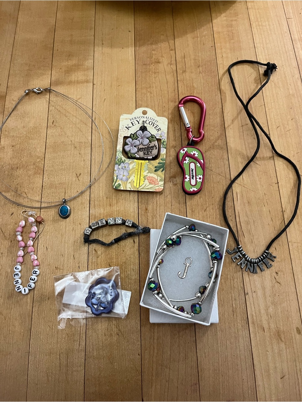 Jennifer Jewelry Lot, Key Cover, Personally Me Carabiner Keychain & Jewelry